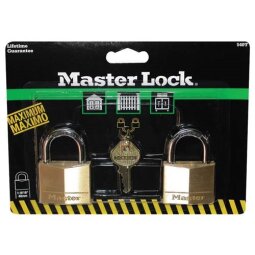 Cadenas s'entrouvrant - laiton - Lot de 2 - 40 mm