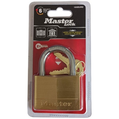 Cadenas à clé en laiton Master Lock - largeur 60 mm