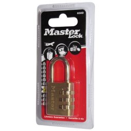 Cadenas à combinaison en laiton Master lock - largeur 30 mm