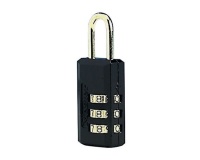 Cadenas à 3 chiffres - acier - noir - 20 mm