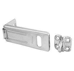 Moraillon - porte cadenas en acier  - 89 mm - gris