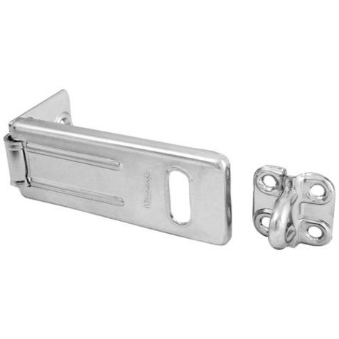 Moraillon - porte cadenas en acier  - 89 mm - gris