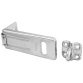 Moraillon - porte cadenas en acier  - 89 mm - gris