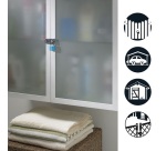 Moraillon - porte cadenas en acier  - 89 mm - gris