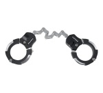 Antivol menottes - à clé - 55 cm  -  noir