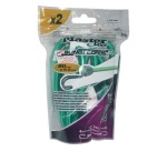 Tendeur - 2 crochets - L : 80 cm - D9.5 mm - vert - lot de 2