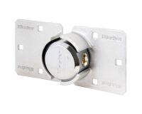 Pack haute sécurité moraillon et cadenas rond à clé - 73 mm