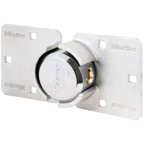Pack haute sécurité moraillon et cadenas rond à clé - 73 mm