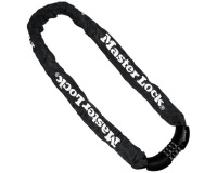 Antivol chaîne - à combinaison - 90 cm x 8 mm - noir