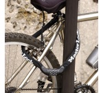 Antivol chaîne - à combinaison - 90 cm x 8 mm - noir