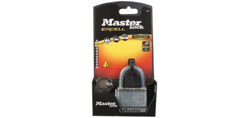 Cadenas à code en acier haute sécurité Excell® Master Lock - largeur 50 mm