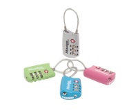 Cadenas à combinaison - TSA - 30 mm - anse flexible - coloris assortis