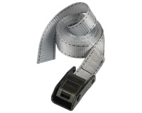 Sangle à bagage - sans crochet - L : 5 m - l : 25 mm - gris