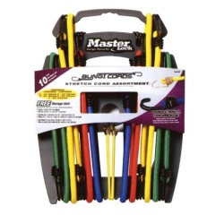 Tendeur sur support - 2 crochets - lot de 10 assortis