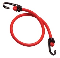 Tendeur - 2 crochets 60 cm Ø8 mm rouge lot de 2