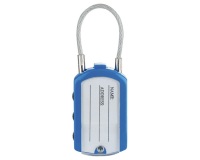 Cadenas à combinaison - porte adresse - 30 mm - anse de 46 mm - coloris ass