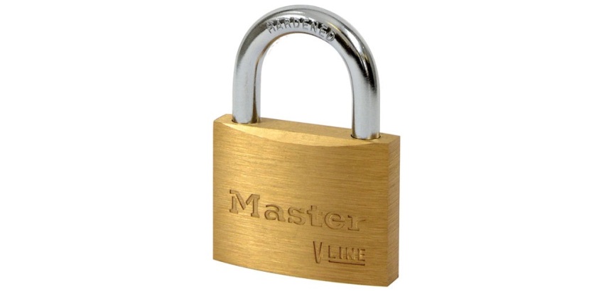 Cadenas à clé - 50 mm - anse de 25 mm - laiton