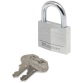 Cadenas à clé en aluminium brossé Master Lock - largeur 40 mm