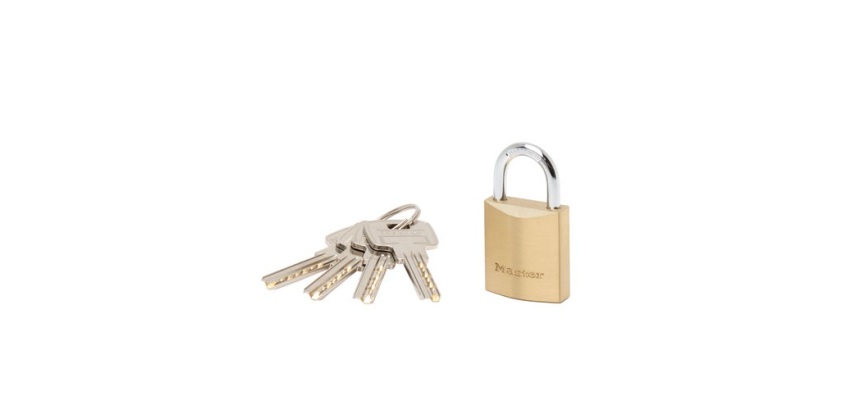 Cadenas à clé en laiton Master Lock - largeur 30 mm