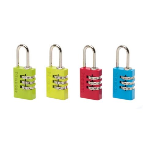 Cadenas à code en aluminium Master Lock - largeur 20 mm