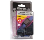 Sangle à bagage - sans crochet - L : 2.5 m - l : 25 mm - coloris assortis -