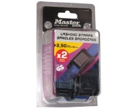 Sangle à bagage - sans crochet - L : 2.5 m - l : 25 mm - coloris assortis -