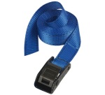 Sangle à bagage - sans crochet - L : 2.5 m - l : 25 mm - coloris assortis -