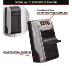 Boite à clé murale - extérieur - à combinaison - 4 chiffres