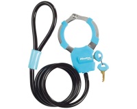 Câble antivol à clé avec menotte 1 m