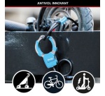 Câble antivol à clé avec menotte 1 m