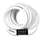 Câble antivol s'enroulant - à combinaison - 1.8 m x 8 mm - coloris assortis