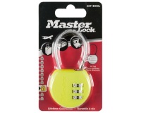 Cadenas à combinaison - porte adresse - 42 mm - anse de 44 mm - coloris ass