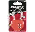 Cadenas à combinaison - porte adresse - 42 mm - anse de 44 mm - coloris ass