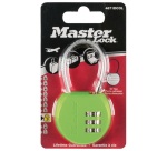 Cadenas à combinaison - porte adresse - 42 mm - anse de 44 mm - coloris ass