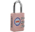 Cadenas à combinaison - 30 mm - anse de 22 mm - décors assortis