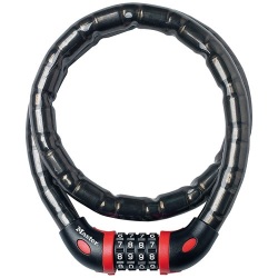 Antivol cable articulé 1m x 18 mm à combinaison programmable