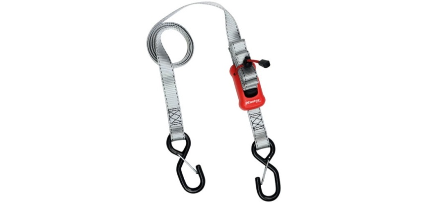 Sangle d'arrimage pré-montée - à boucle autobloquante - crochet S - L : 25