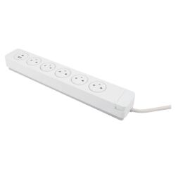 Multiprise parafoudre - Easy Eject - 5 prises 2P+T - 16 A - 2 ports USB - b
