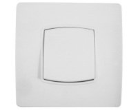 Interrupteur simple - va-et-vient - 10A - borne-auto - blanc