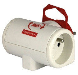 Prise Triplite rotative 180° - 16A - blanc