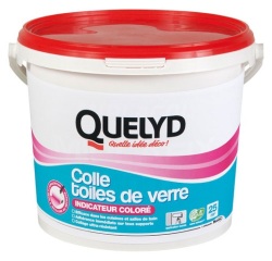 Quelyd colle toile de verre colorée avec indicateur 5kg