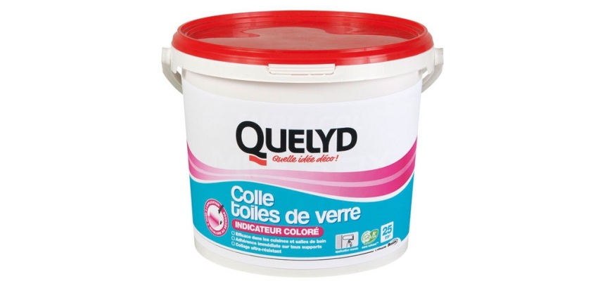 Quelyd colle toile de verre colorée avec indicateur 5kg