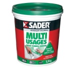Enduit Multi-Usages Spécial Pièces Humides Sader - Seau de 1,5 kg