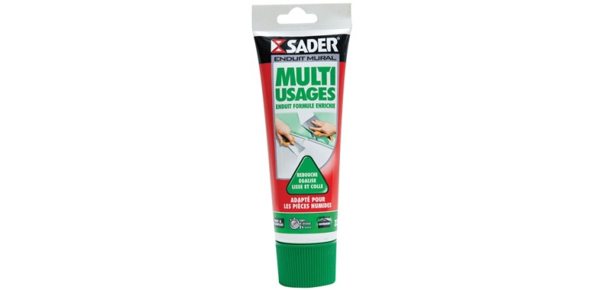 Enduit Multi-Usages Spécial Pièces Humides Sader - Tube de 330 g