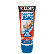 Enduit de lissage mural Sader - Tube de 330 g