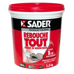 Enduit de rebouchage Rebouche Tout Sader - Seau d' 1,5 kg