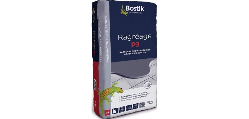 Enduit de sol ragréage P3 - 25 Kg