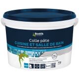Colle pâte carrelage cuisine et salle de bain - blanc - 3 Kg