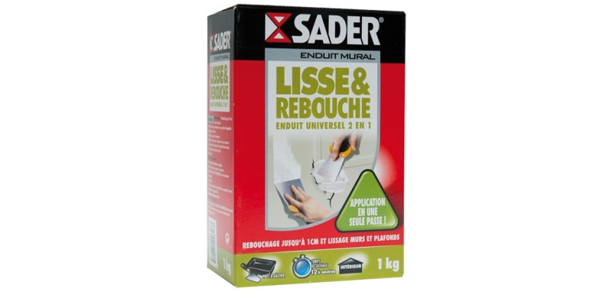 Enduit général lisse et rebouche universel 1kg
