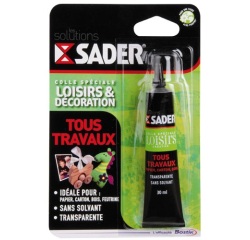 Colle tous travaux - transparente - 30 mL